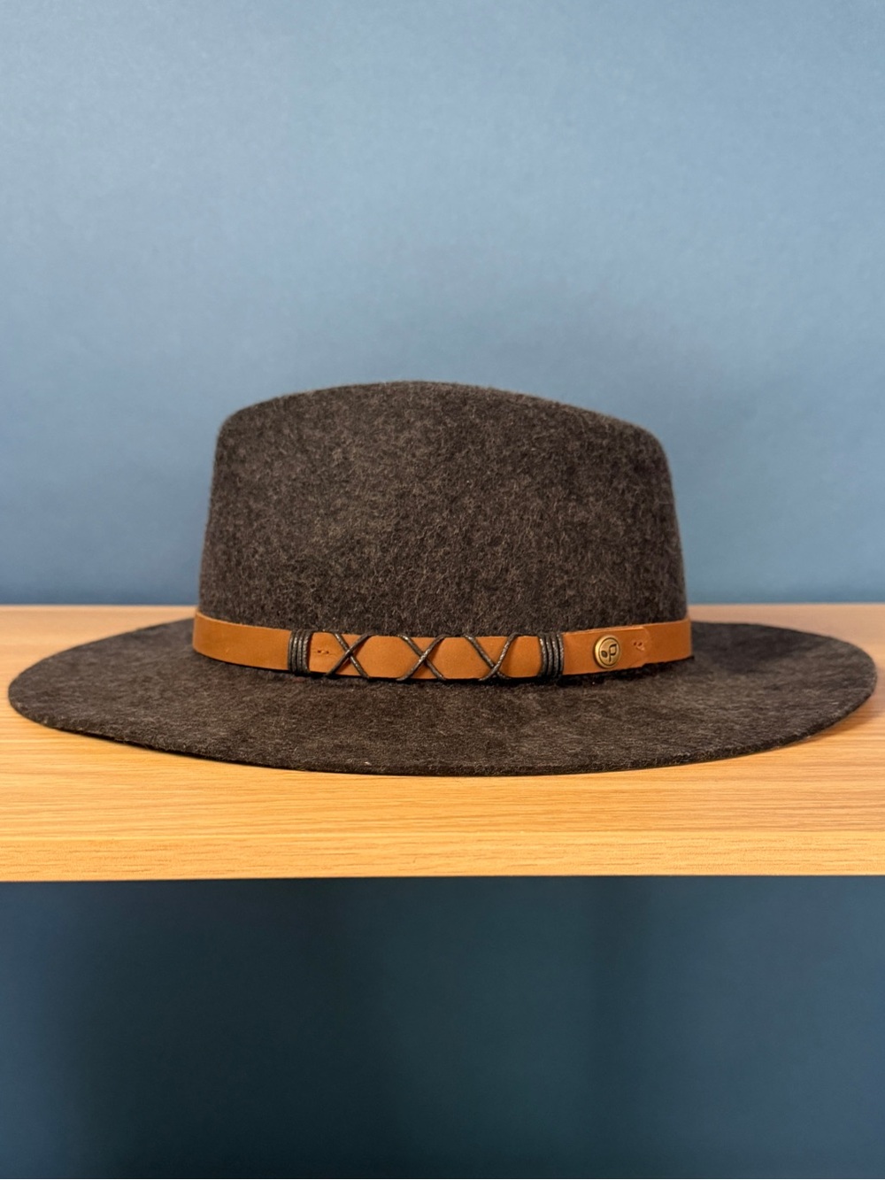 pistil Soho Wide Brim Hat in Charcoal